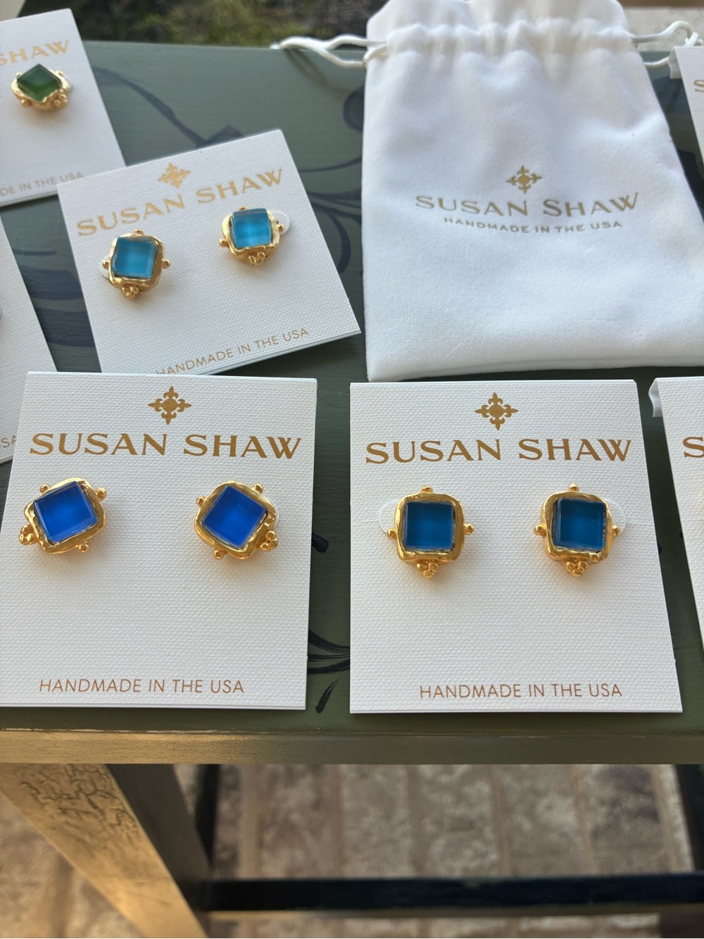 Susan Shaw Charlotte Stud Earrings! - Picture 11 of 13